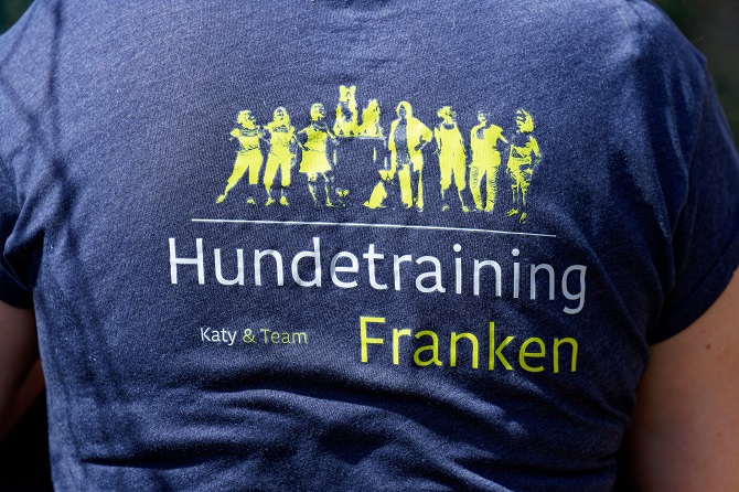 Hundetraining Franken - Startseite, Hundetraining Franken Logo T-Shirt